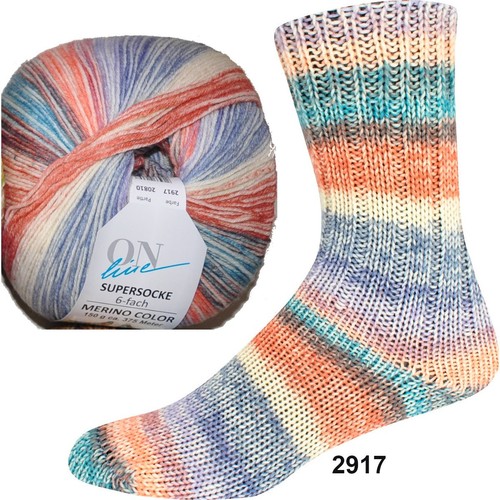 150g supersocke fach - 6-fach, merino