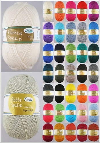 100g flotte socke uni - 100g,