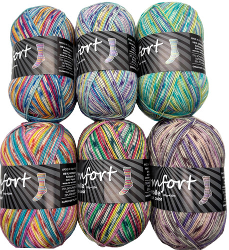 Sockenwolle strumpfwolle color - strumpfwolle,