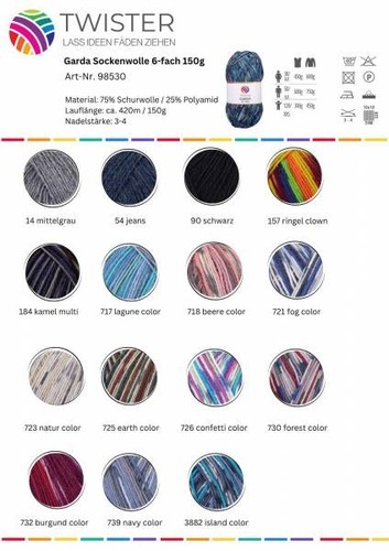 150g twister sox 6fach - twister,