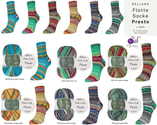 Rellana flotte socke presto - "rellana,