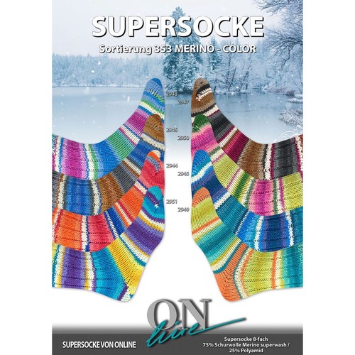 Online supersocke fach sort - 8-fach,