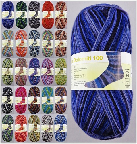 100g dolomiti 100 strumpfgarn - 100g,