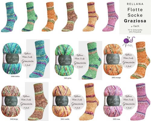 Rellana flotte socke - "rellana,