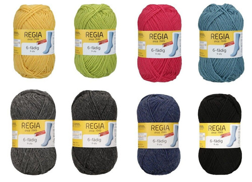 50g regia uni 6fach - 6fach, 6fädig